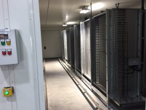 Freezing tunnel food production